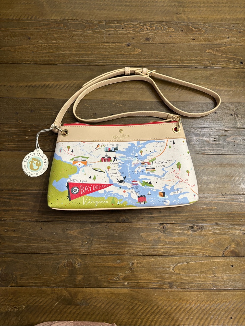 Spartina 449 Bay Dreams Maryland Crossbody
